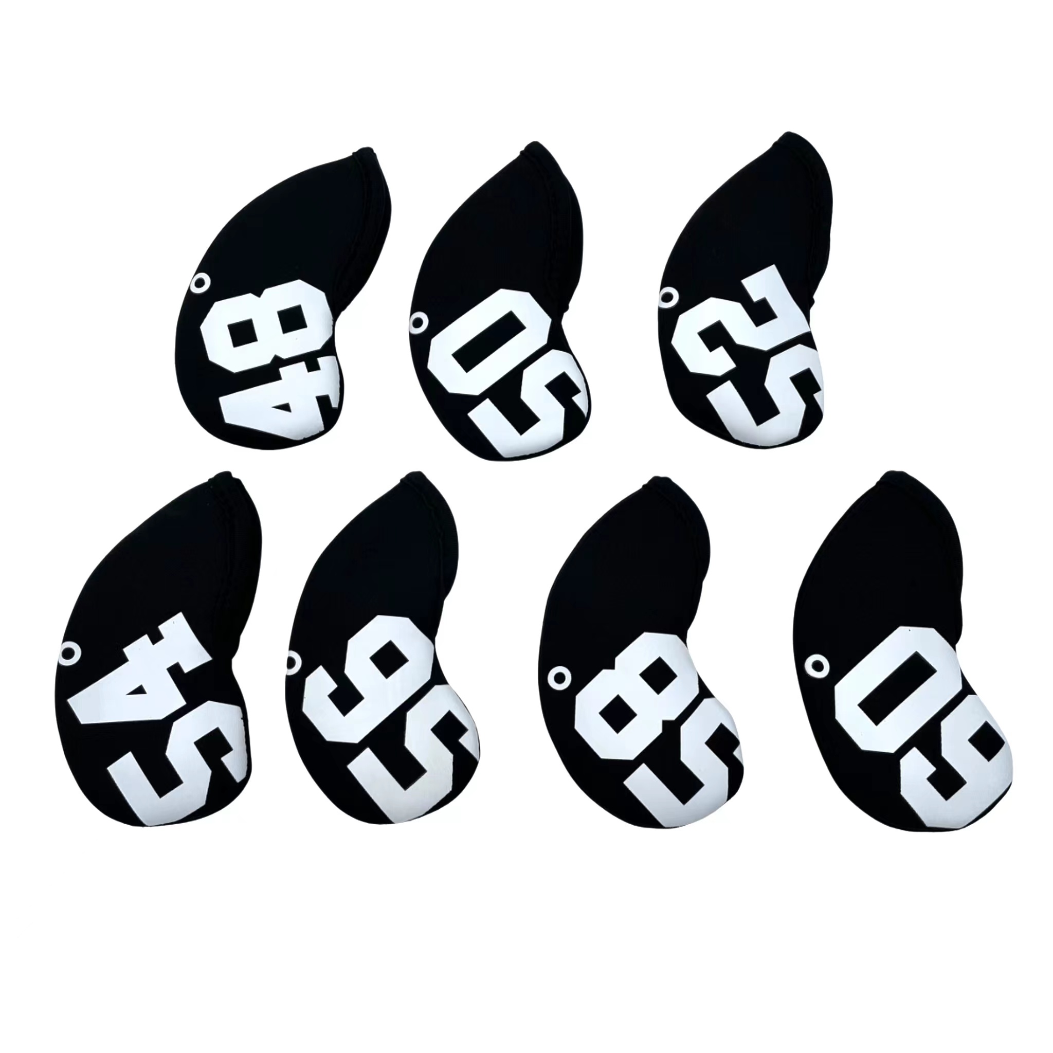 Cubierta de cabeza de palo de Golf, cuña de arena Simple, impresión de 48 °-60 grados, cubiertas de hierros, Protector de cabeza de hierro, accesorios de Golf, 1 unidad