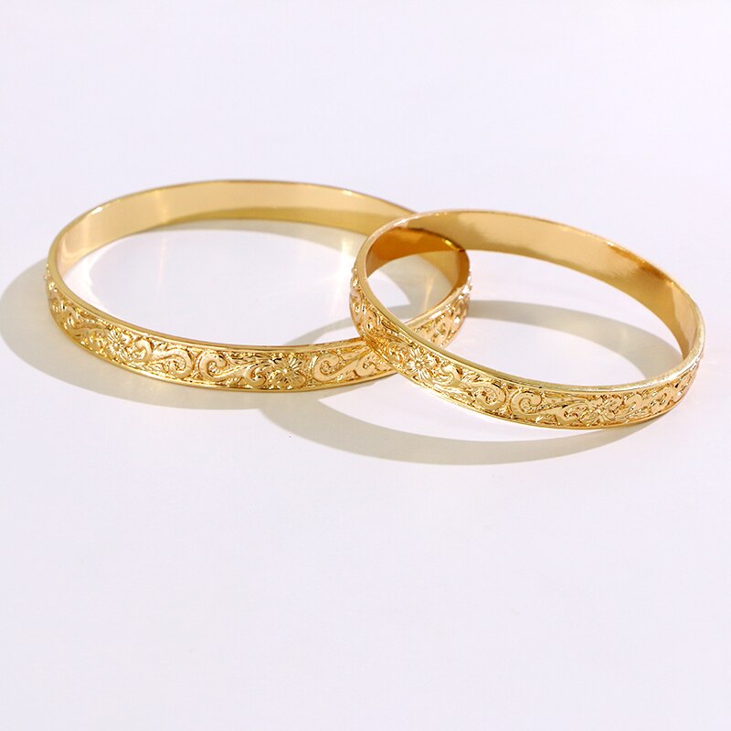 Diga olá diâmetro interno 7-9cm polinésia estilo havaiano cor de ouro flor homem mulher em torno pulseira k6606