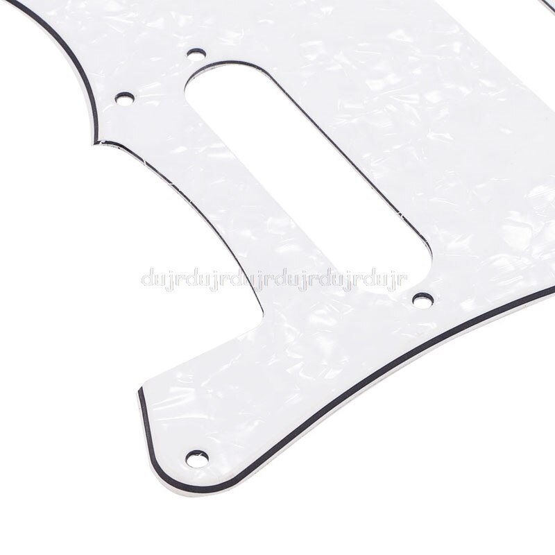 Guitarra Eléctrica golpeador, placa rascadora para guardabarros, Perla blanca S24 19,