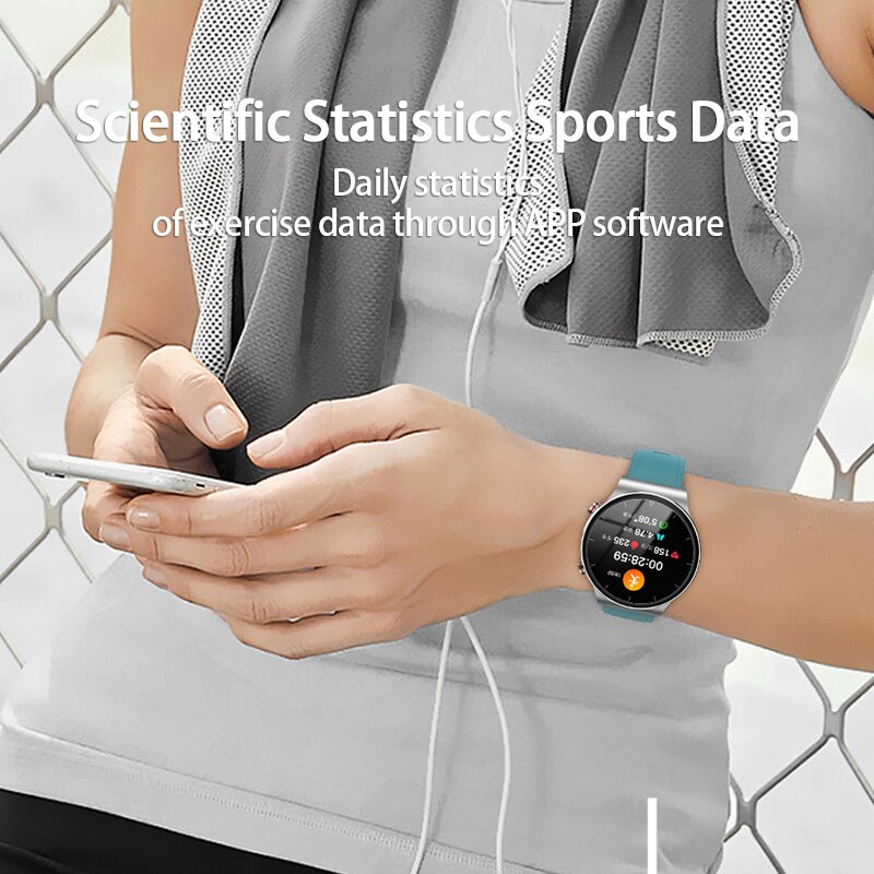 Smart Watch Mannen Android/Ios Fit Horloge Vrouwen Stappenteller Horloge Hartslag Bloeddrukmeter Speler Bluetooth Call Horloge