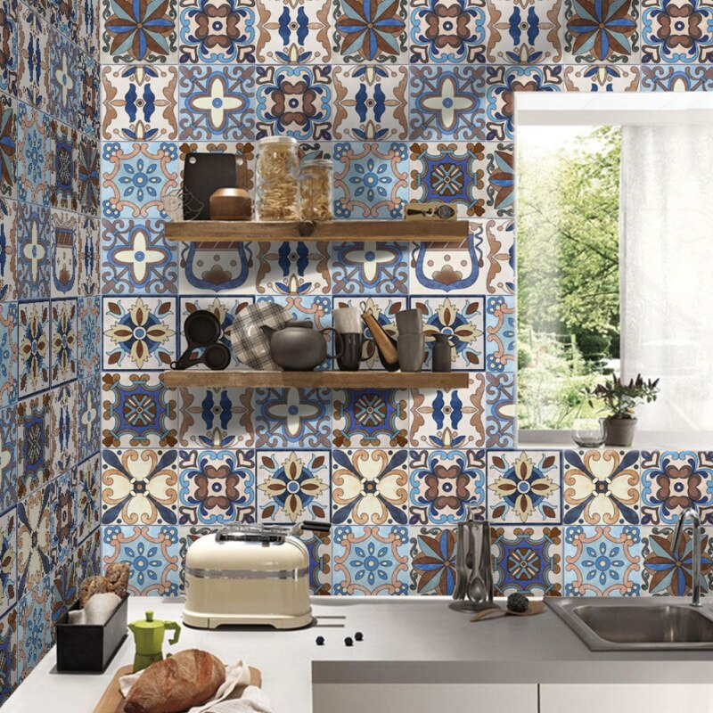 5M 3D Kitchen Wall Sticker Useful Self-adhesive Oil-proof Stickers Kitchen Cupboard Sticker Waterproof Selfadhesive Wallpaper