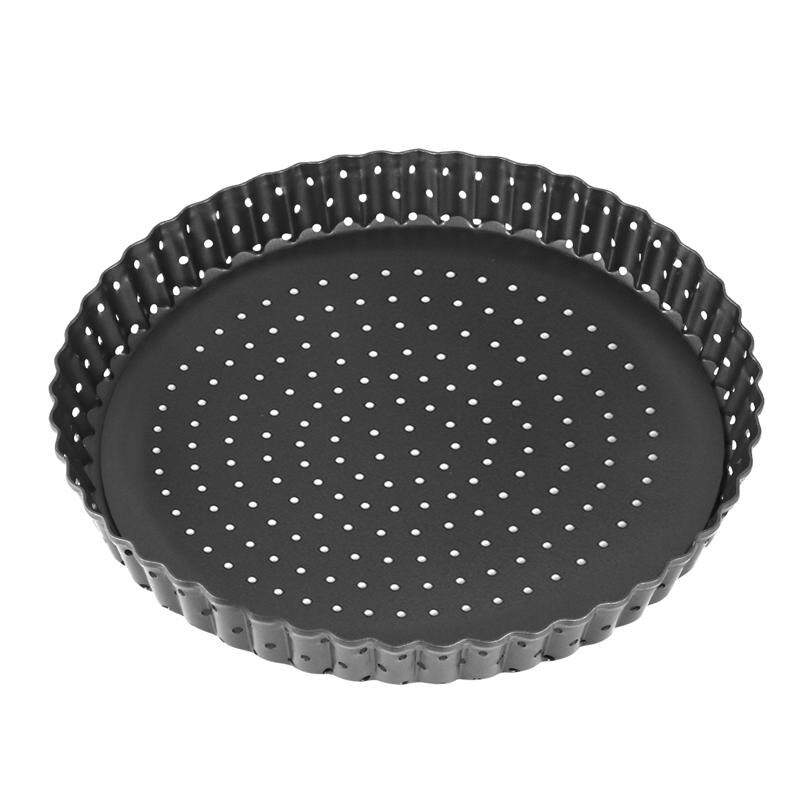 5/8/9Inch Non-stick Pizza Pan Met Gaten Ronde Vorm Bakken Taartvorm Verwijderbare Bodem pie Lade Bakvormen Gereedschap: 8inch