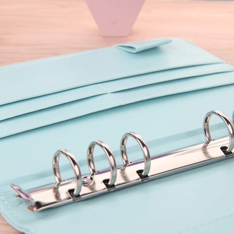 Fromthenon A6 A5 Notebook Cute Ring Diary Leather Cover Journals Office Personal Binder Weekly Planner Agenda Organizer