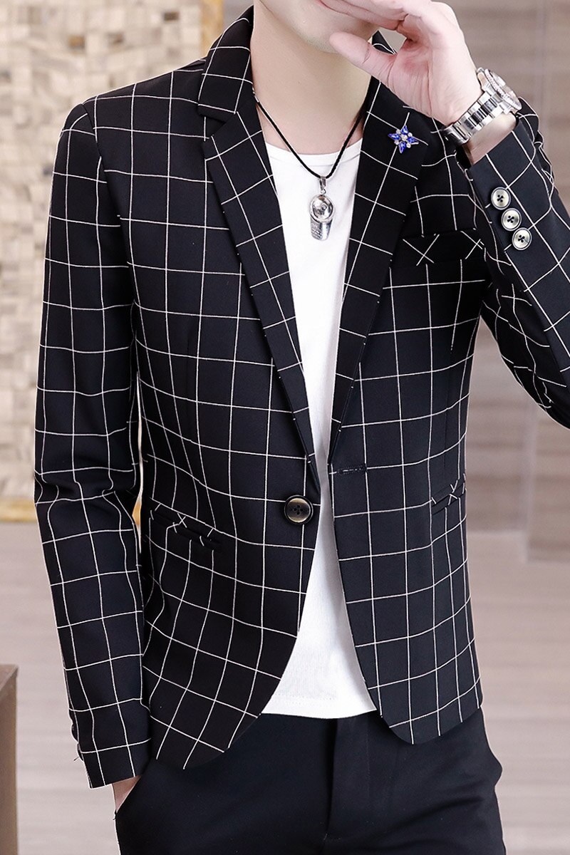 Young Men In Small Suits, Men's Slim And Handsome Suits