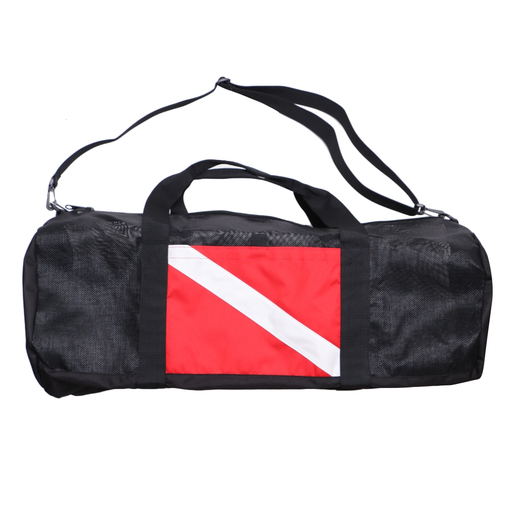 Grote Rits Dive Vlag Mesh Gear Bag Rugzak Voor Duiken Zwemmen Snorkel