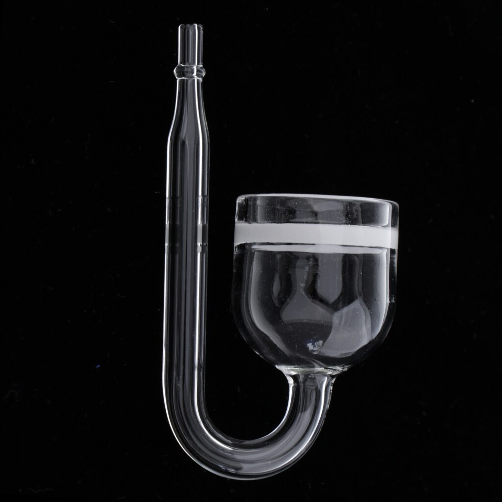 Aquarium Transparent Glass CO2 Diffuser Plants Solenoid Regulator Atomizer
