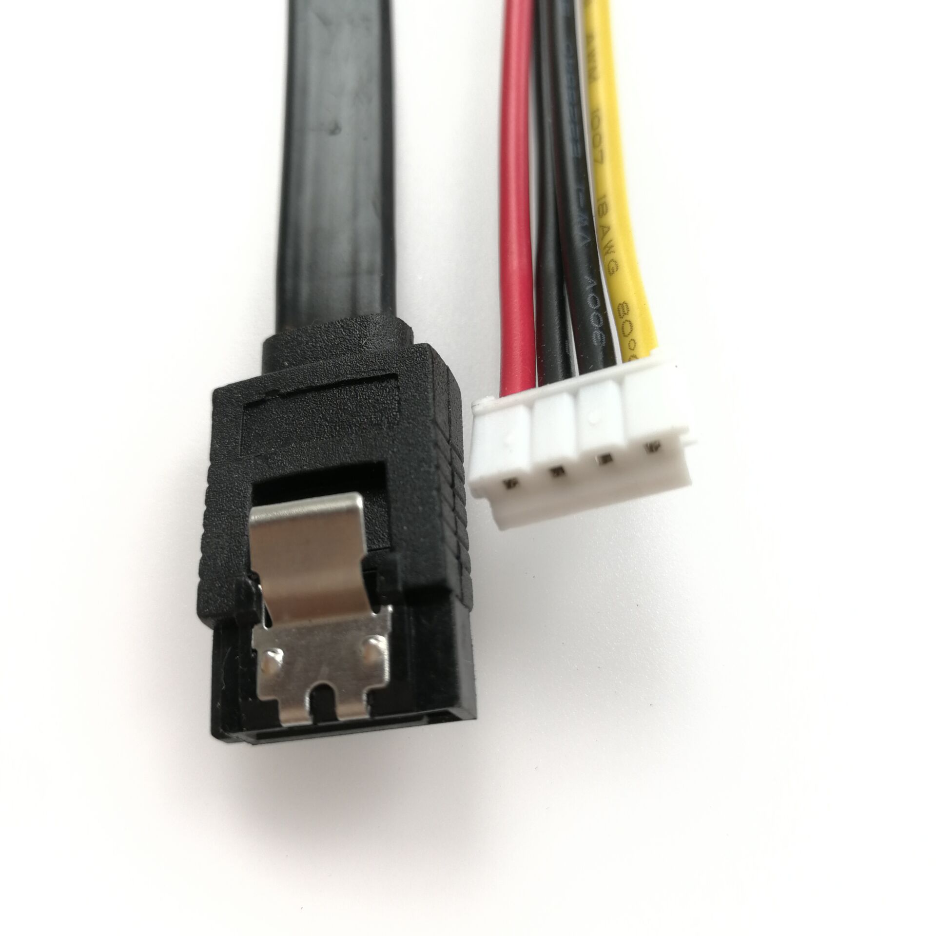 7 + 15 22pin Sata Harde Schijf 4pin Power Datakabel 2in1 Voor Htpc Hin Mini Itx 10Cm