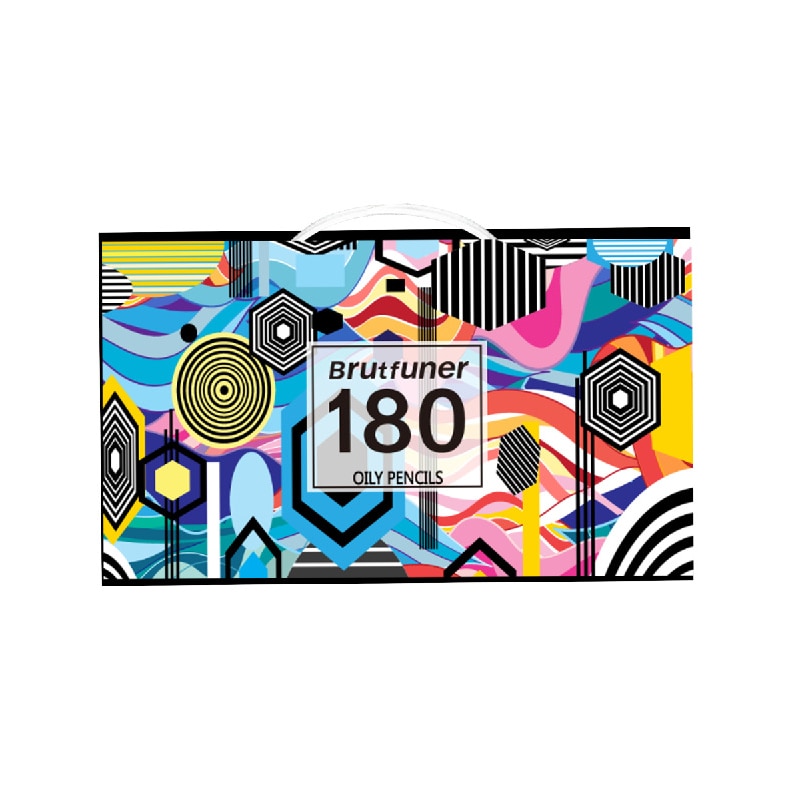 Brutfuner 12/48/72/120/160/180/260 Colors Oil Colored Pencils Set Drawing Sketch Colour Pencil For School Student Art Supplies: 180 Colors Set