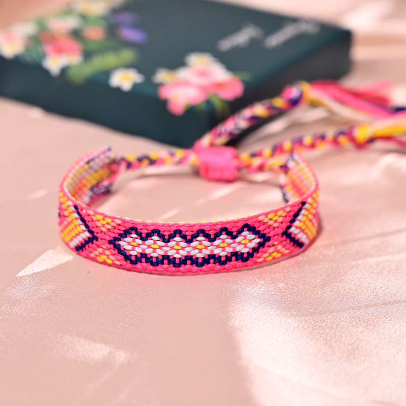 Pulsera con borlas de la Amistad Bohemia para mujer, 12 colores, tejido de cuerda de algodón a la , pulseras bohemias para playa y verano para chica: Oro oscuro