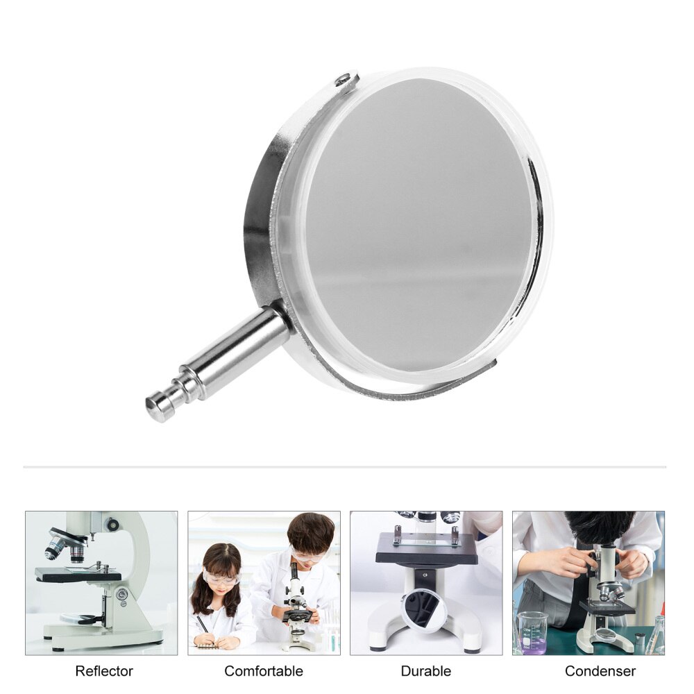1pc Useful Microscope Accessories Mirror Reflecting Mirror for Gathering Light
