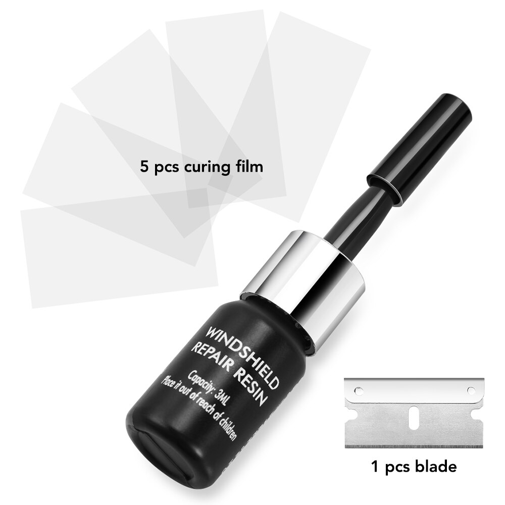Kit de reparación de cristal para parabrisas de coche, Kit de resina para reparación de cristal líquido, Nano líquido para reparar arañazos y grietas