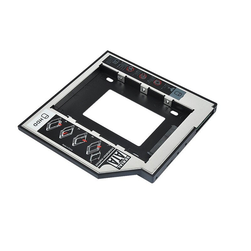 Aluminium 2,5 "Interne SSD 9,5mm Festplatte Caddy Fach Gehäuse für Laptop notebook mac buch