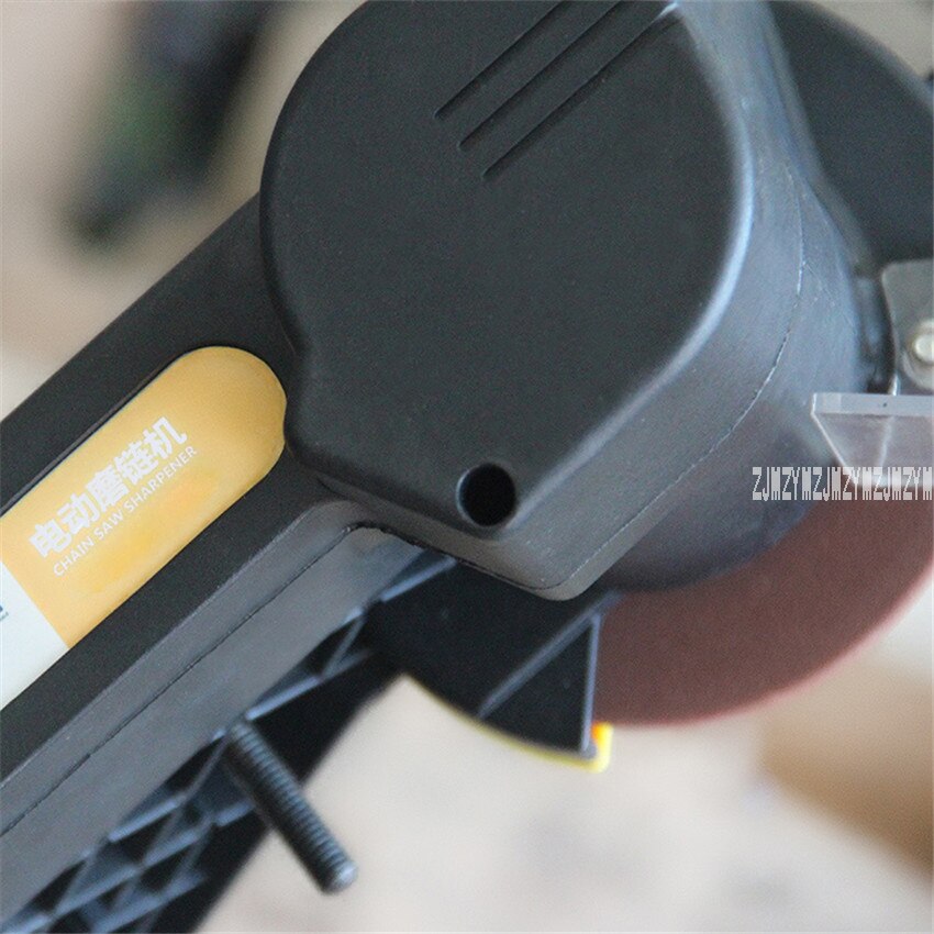 ZF-ES002 Bar Mounted Electric Chainsaw Sharpener Power-Off Protection Switch Bench Chainsaw Grinder Working Wood Power Tools