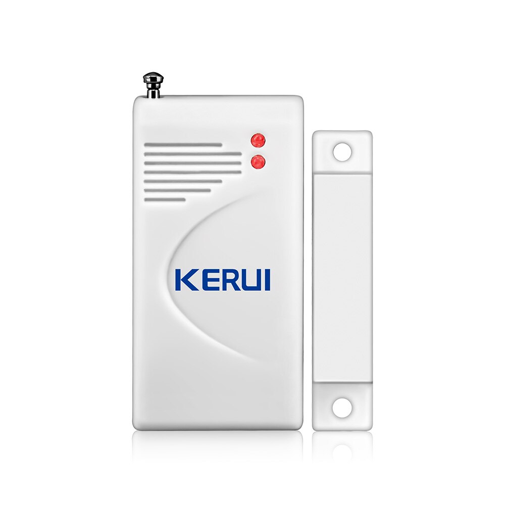 KERUI-Sensor de puerta inalámbrico de 433mhz, alarma de seguridad para el hogar, Detector de Sensor de ventana/puerta para sistemas de alarma W18 W20 K52 WIFI GSM