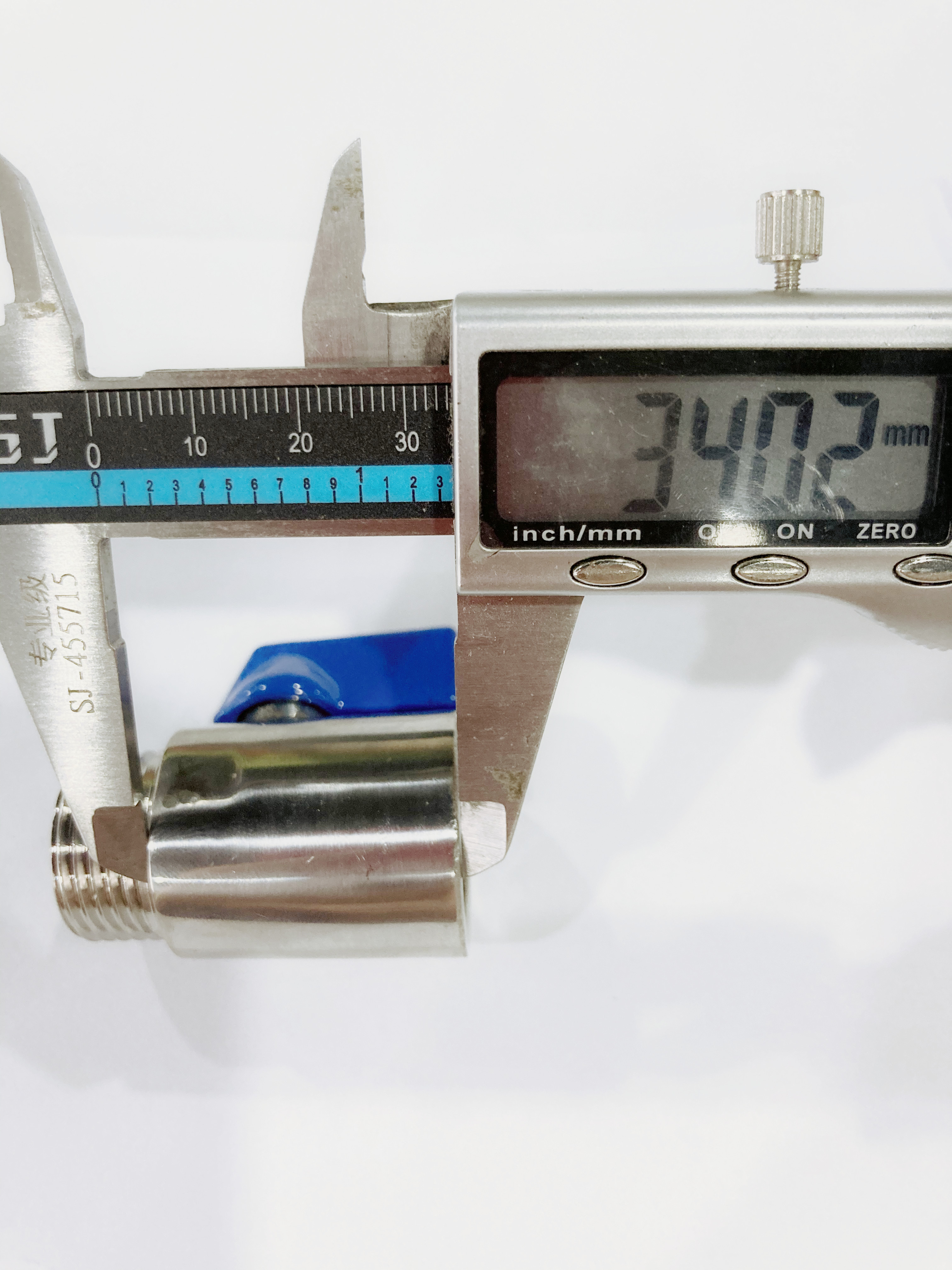 5/8" Stainless Ball Valve (Female x Male) for Beer/Gas Line Shut off Valve for Keg Couplers