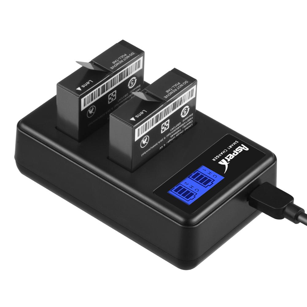 Batería de AZ16-1 para cámara de acción Xiaomi Yi II yi 4k, cargador LCD, 4k, batería de AZ16-2, para Xiaoyi Lite Yi 360 VR