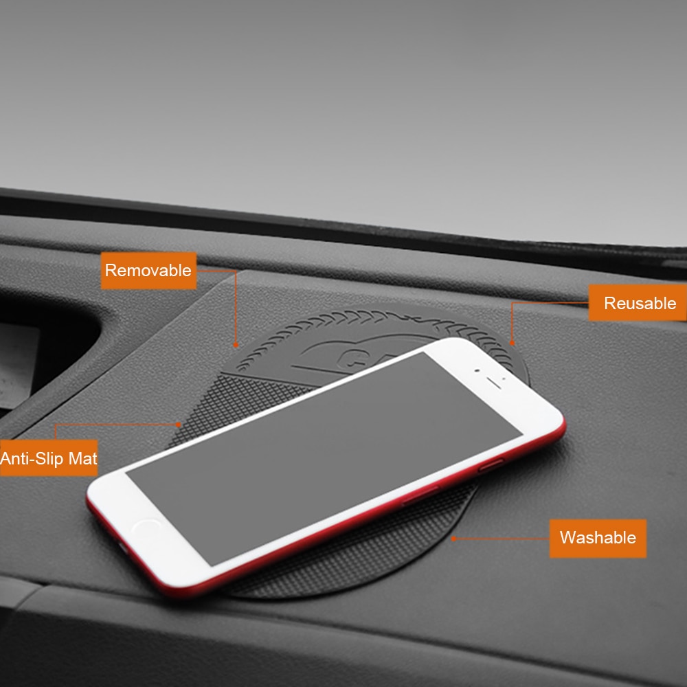 Auto telefoonhouder dashboard klevende pad antislipmat auto antislip kussen voor mobiele telefoon sleutel munt auto accessoires