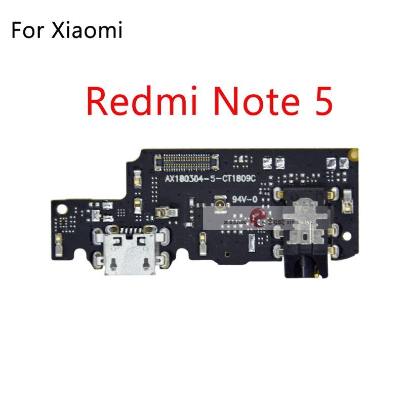 USB Charging Port Board Flex Cable Connector with microphone For Xiaomi Redmi Note 2 3 4 5 Plus Pro 5A 6 Pro 4x 4A 6A: For Redmi Note 5