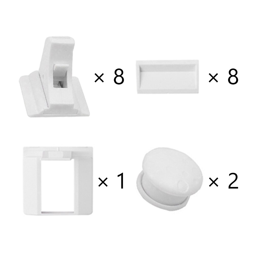 ETUUD Magnetic Safety Cupboard Lock for Baby Child Pet, Proof Drawer Latch Cabinet Door Security Locks For Children, Invisible: 8 Locks 2 Keys