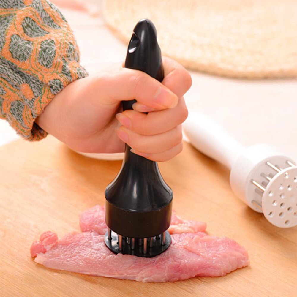 1pc køkken rustfrit stål erhverv kød blødgøring nål mølle kød hammer til at slå off kød beater køkken gadget sæt