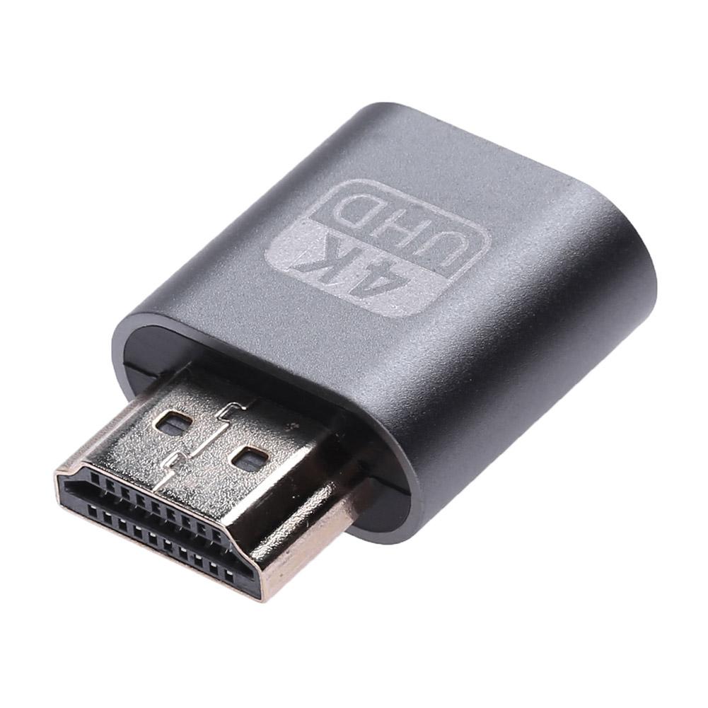 Virtual HDMI-compatible Dummy Adapter 1.4 DDC EDID Display Emulator for Min HDMI Lock Screen for Mining Dummy Plug VR Display: Default Title