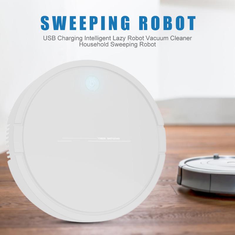 USB Lazy Robot Vacuum Cleaner Household Wireless Sweeping Robot Dust Hair Cleaning Tool Automatic Cleaning Machine