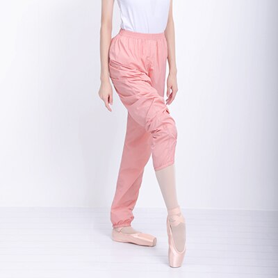 Pantalones de baile de Ballet para mujer, pantalones deportivos holgados con cintura elástica, pantalones para correr y ciclismo para niñas y adultos, pantalones de chándal de Hip Hop: L / Rojo