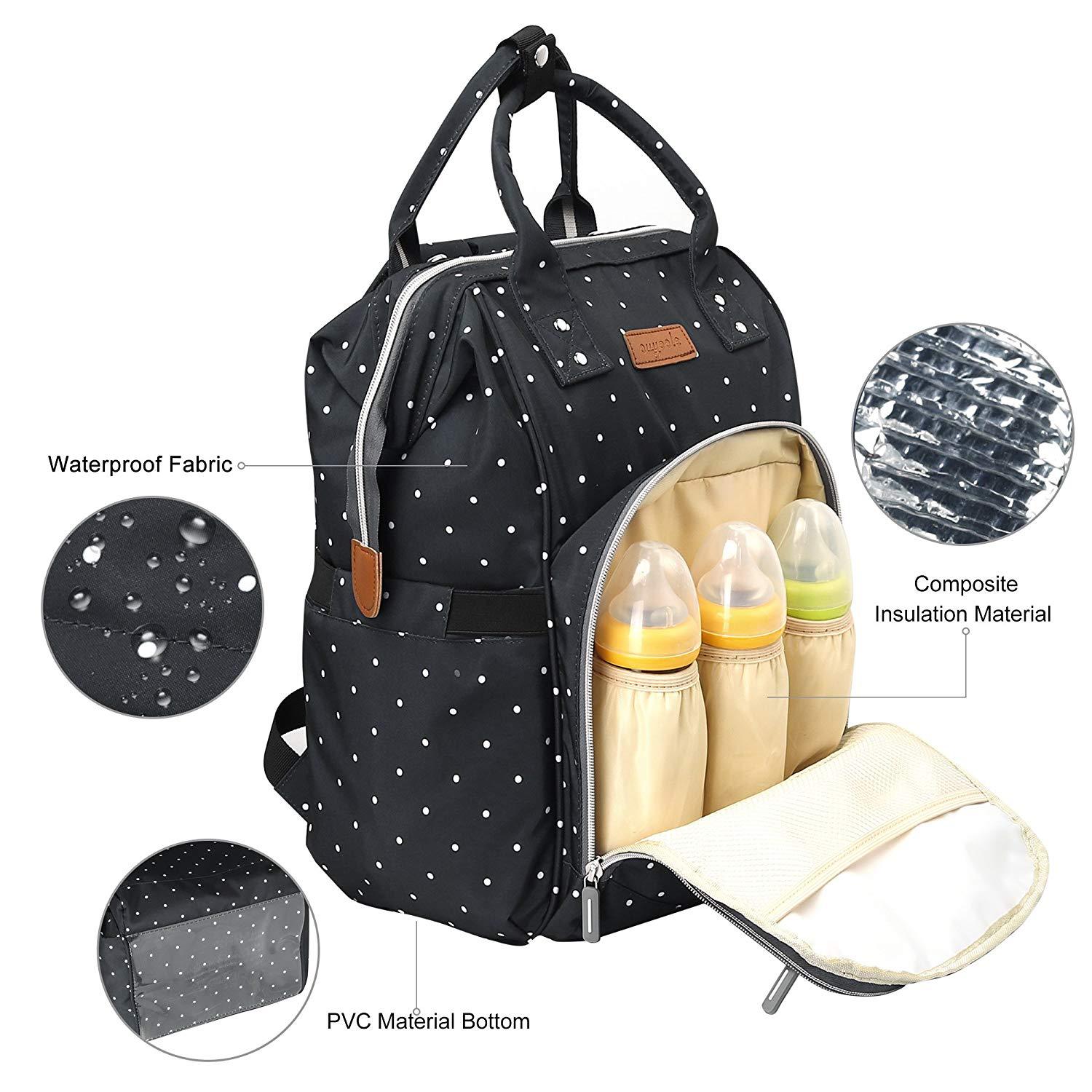 Ankommling2020 Style offres spéciales sac à couches étanche offres spéciales sac à couches imprimé à pois multi-fonctionnel