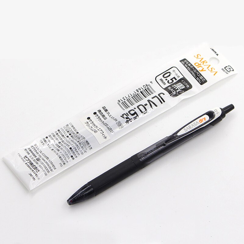 1 Stuk Zebra JLV-0.5 Gel Inkt Pen Vullen Airfit Sarasa Droog Voor JJZ49 JJ31 Neutrale Pen 0.5 Mm Japan