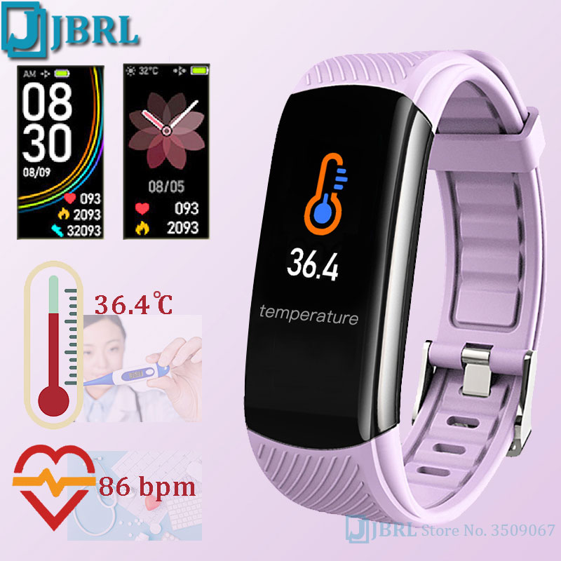 Digitale temperatuurhorloge, kinderhorloges, babyhorloge met bluetooth, digitaal horloge, meisjeshorloge, jongenshorloge, fitnessklok, kinderhart, android, ios