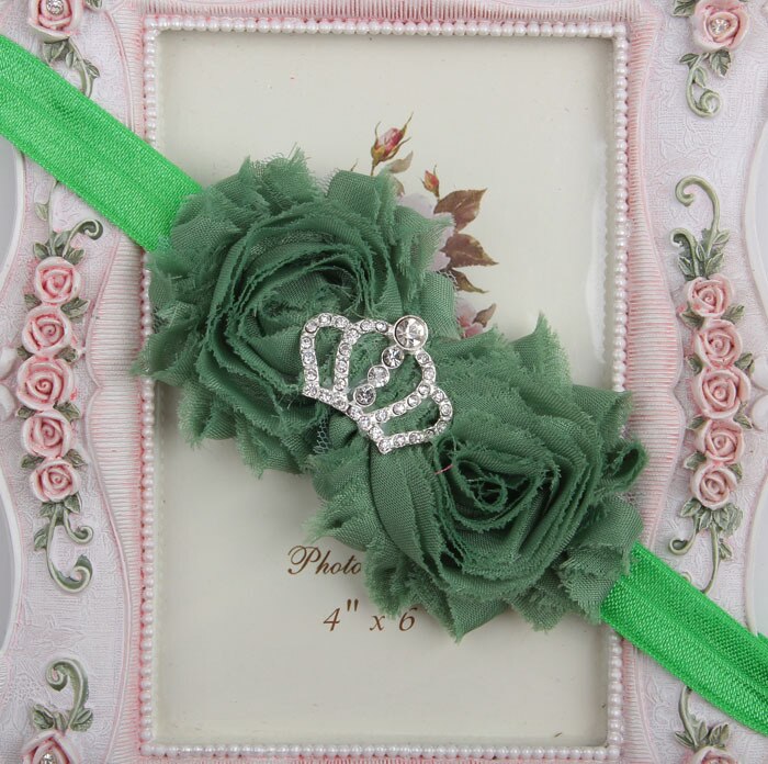 1 st bebis flicka pannband huvudbonad hårband spädbarn nyfödd hårtillbehör kläder prinsessa barn barn småbarn krona blommig: 15