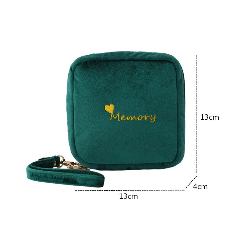 Purdored 1 Pc Mini Lipstick Zak Vrouwen Fluwelen Kleine Make Up Bag Travel Maandverband Zak Voor Meisjes Cosmetische Organizer case