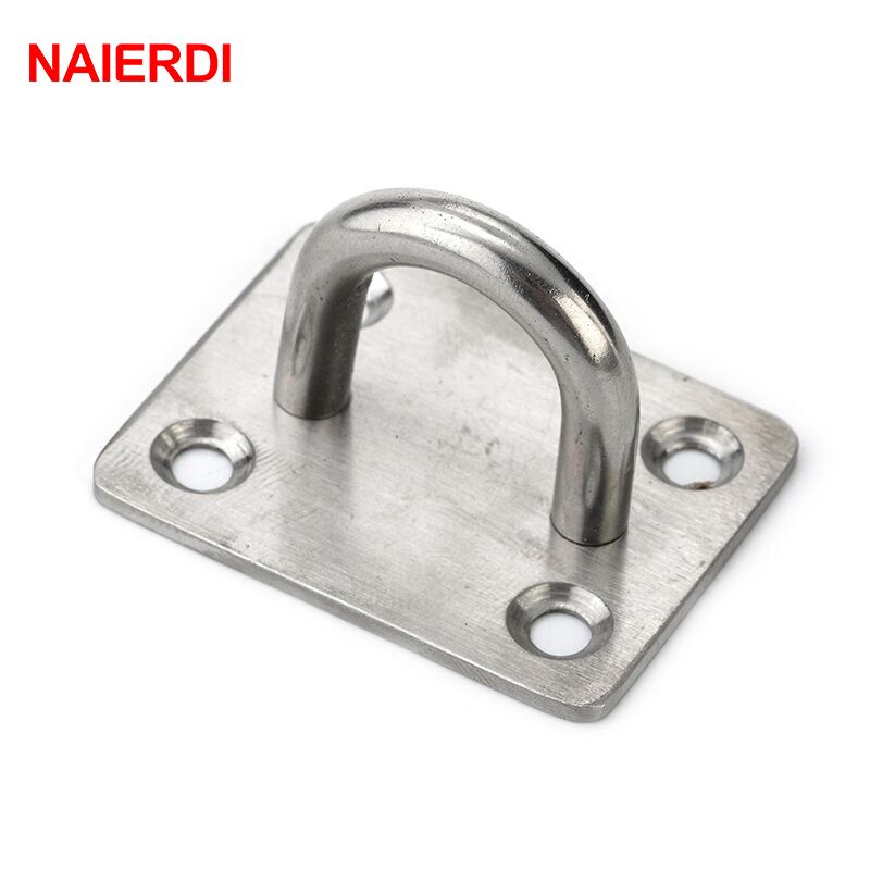 NAIERDI-J7 Cabinet Box Hasp Lock Stainless Steel Case Spring Latch Catch Toggle Locks For Drawer Gate Door Furniture Hardware