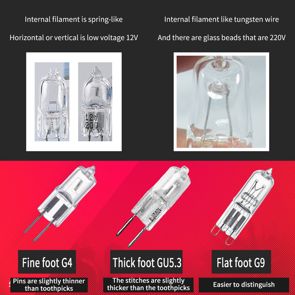 Mini bombilla LED de 12V, CA/CC, 220V, E14, 3W, 6W, 9W, ángulo de haz Dimable, reemplazo de halógeno para luces de araña de cristal, G4, G9, 10 piezas