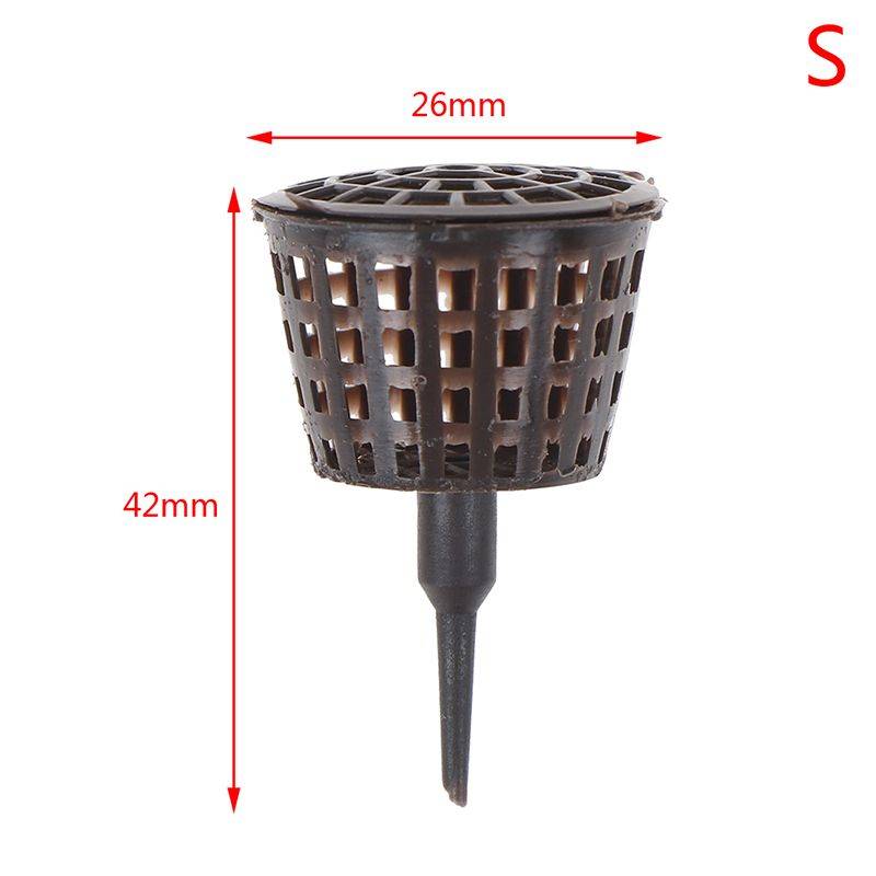 10Pcs Fertilizer box Bonsai Tool Fertilizer Cover Basket Box Dome Case Plastic Plant Bug Portable Nursery Pots