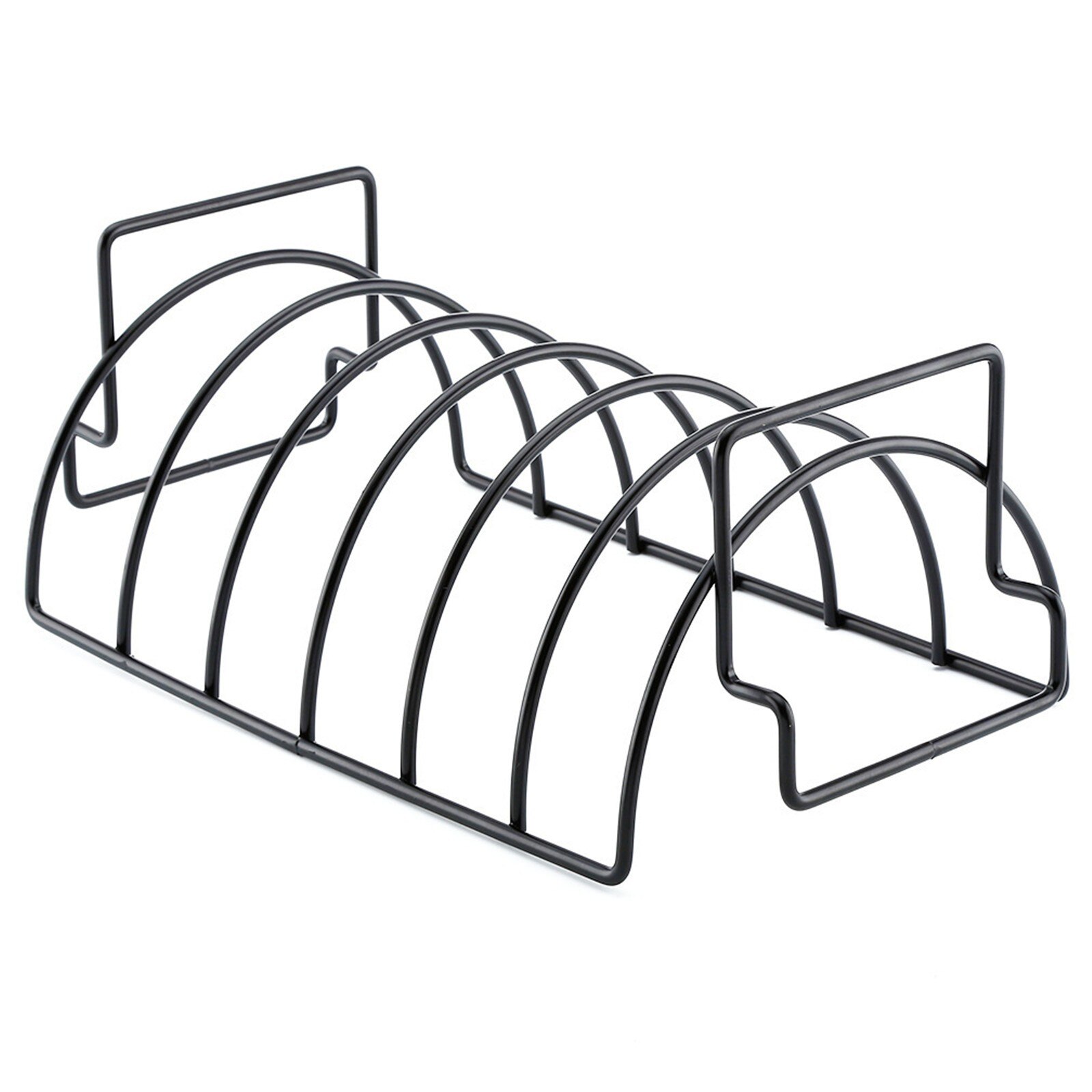 * roestvrijstalen rib- en braadrek - ideaal voor ribben, kip, lendenen en gebraad barbecuegrill roestvrijstalen gaas