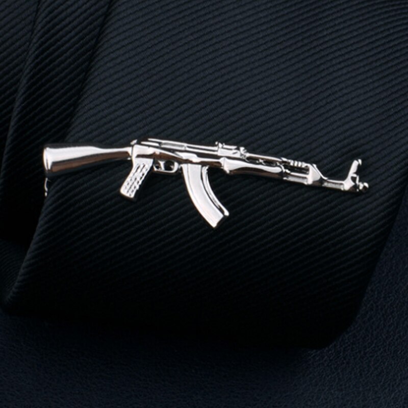 Men Tie Clip Cute Steamship Dolphin Airplane Tableware Shape Tie Bar Wedding Party Tie Pin Jewelry Tie Clip High Grade Men: B-10