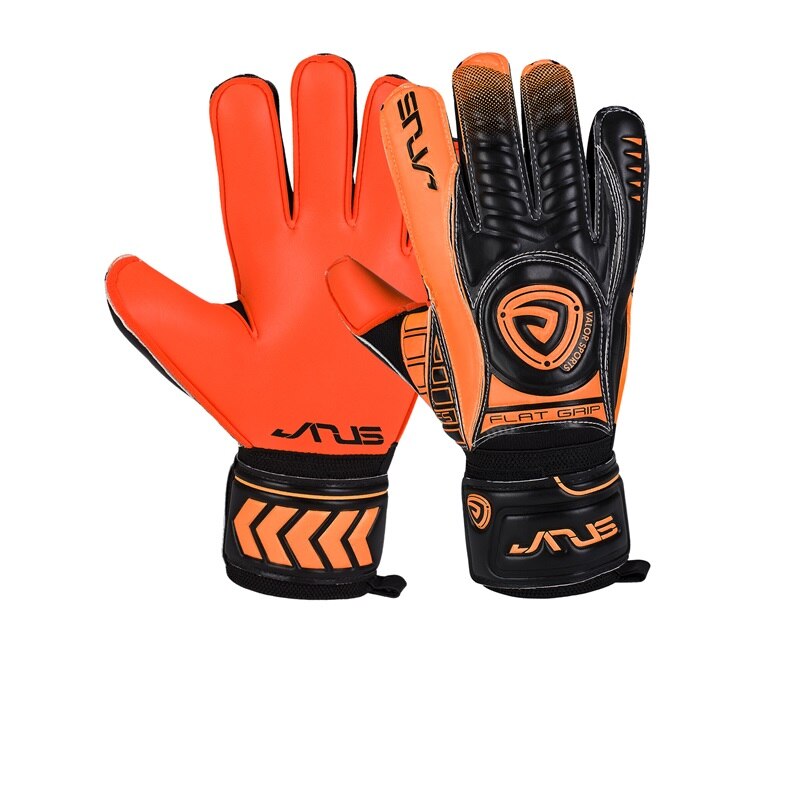 Professionelle Latex Torwart Handschuhe Für Goalie Fußball Fußball Mit Finger Schutz L476: Orange / Size 10