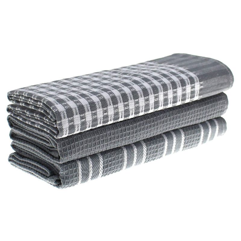 Klassieke keukendoeken , 100%  natuurlijk katoen, de beste theedoeken, vaatdoek, absorberend en pluisvrij, machinewasbaar , 18 x