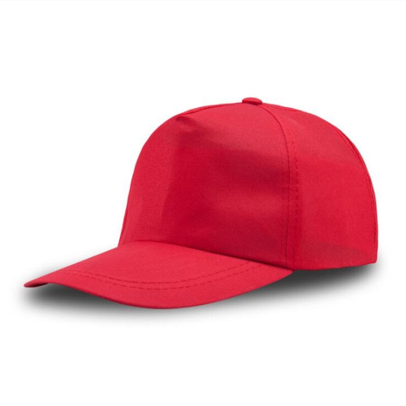 Plain Baseball Cap Women Men Snapback Caps Classic Casual Style Hat Casual Sport Outdoor Adjustable Cap Unisex: Red