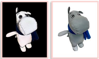 Kinderpark Reflecterende Hang Zak Reflecterende Beschermende Accessoires Pop Speelgoed Waarschuwing Veiligheid Hanger: Male hippo