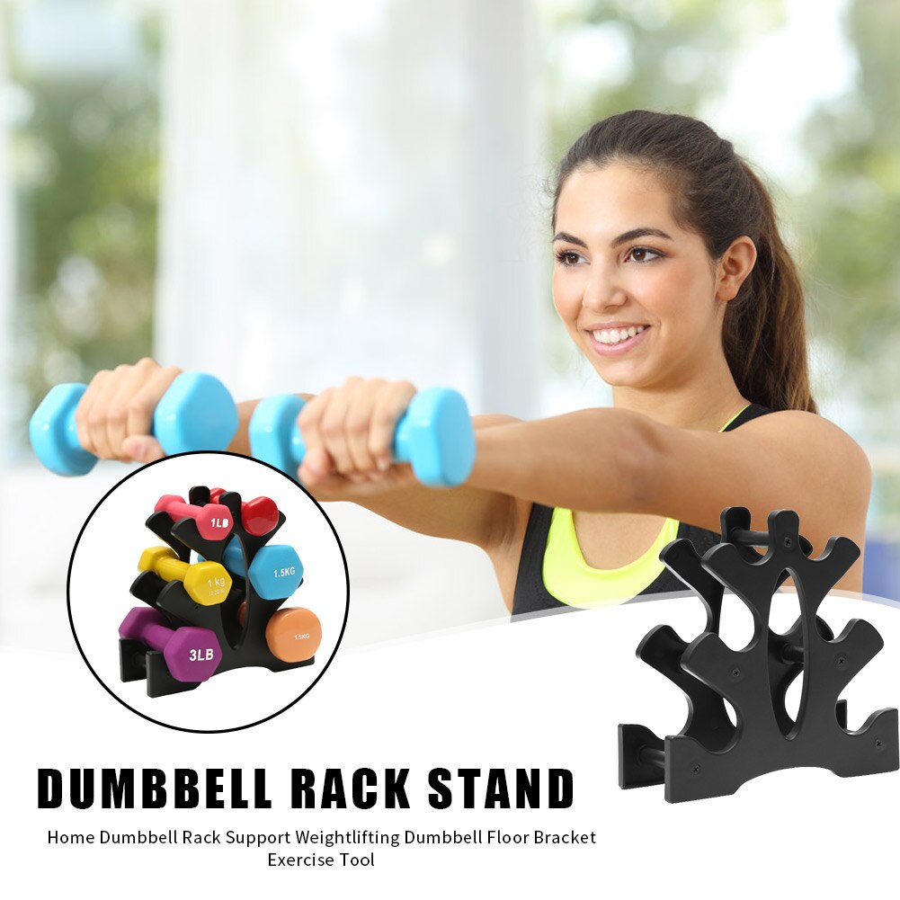 Dumbbell Rack Stand Weightlifting Dumbbell Floor Bracket Home Support Weight Holder Exercise Equipment Tool Supplies