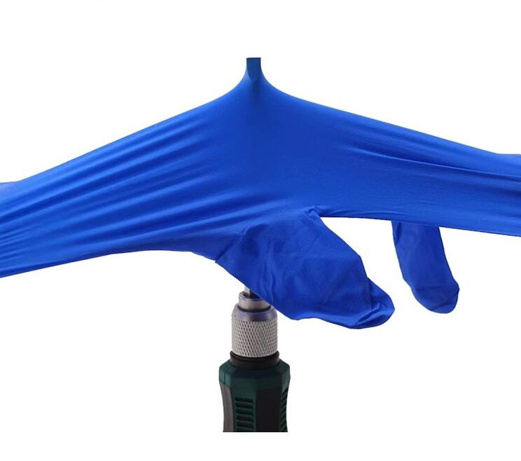 100 pcs Disposable Nitrile Gloves Work Glove Food Prep Cooking Gloves / Kitchen Food Waterproof Service Cleaning Gloves Blue