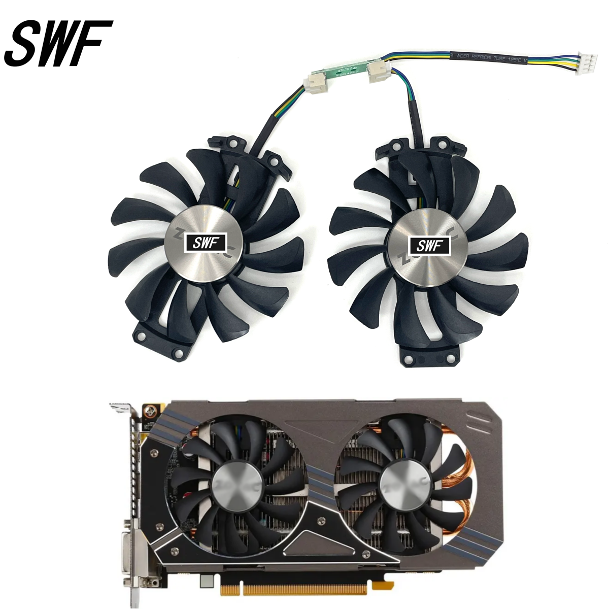 GA81S2U 12V 0.38A 75mm 4Pin GTX 960 Cooler Fan For ZOTAC GTX 960 Graphics Video Card Cooling Fan