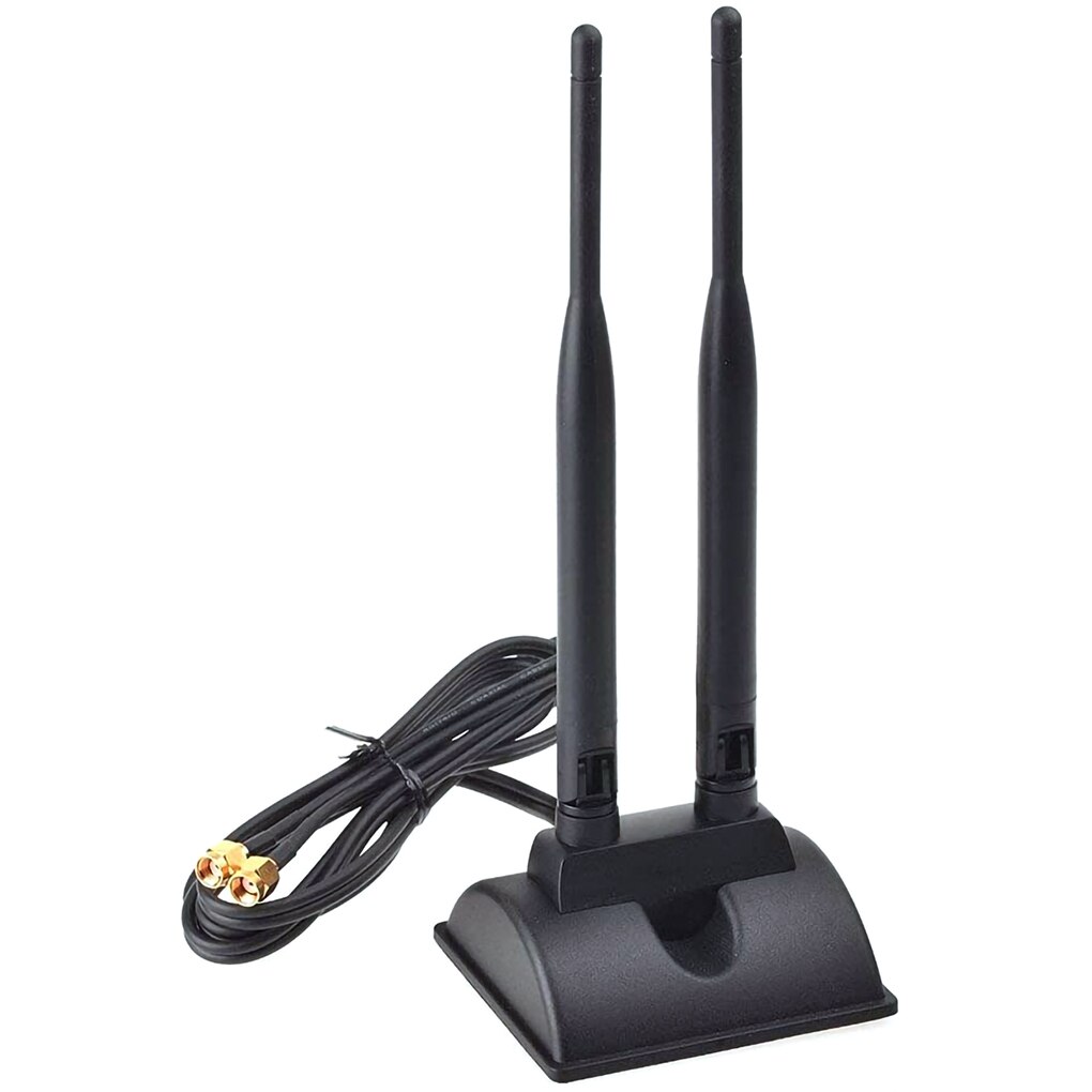 Dual Band WiFi Antenna 2.4G/5G Aerial PCI-E WiFi Network Card Wireless Router Signal Amplifier Antenna has bluetooth 5.0