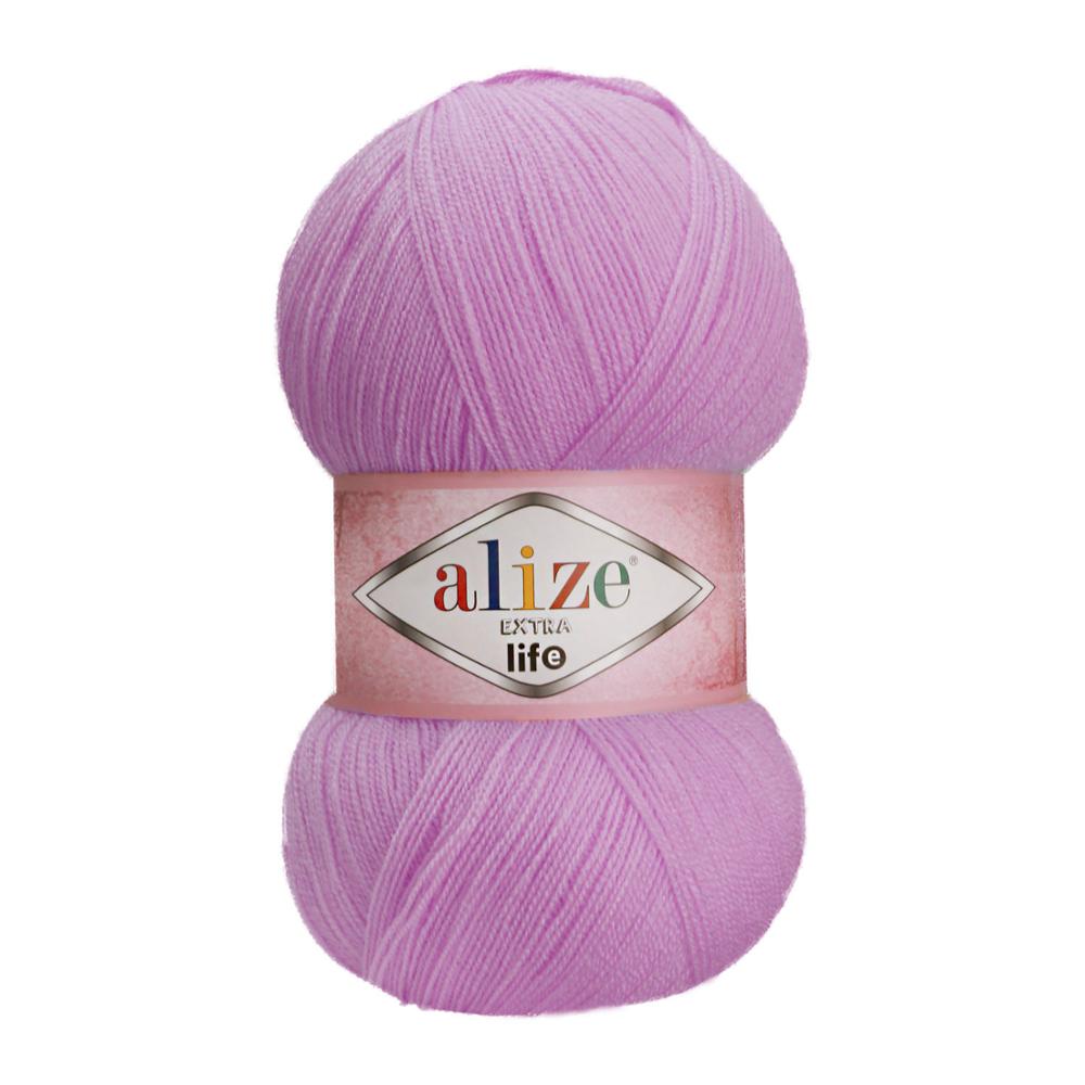 Alize extra Leben Handstrickgarn, 4 Knäuel, Badefaser, Füßlinge, Spitze, Decke – Fantasy zur Seite fahren – Hobby – Socken – Amigurumi – Baby DIY – Garn, 30 Farboptionen, Acryl: 924