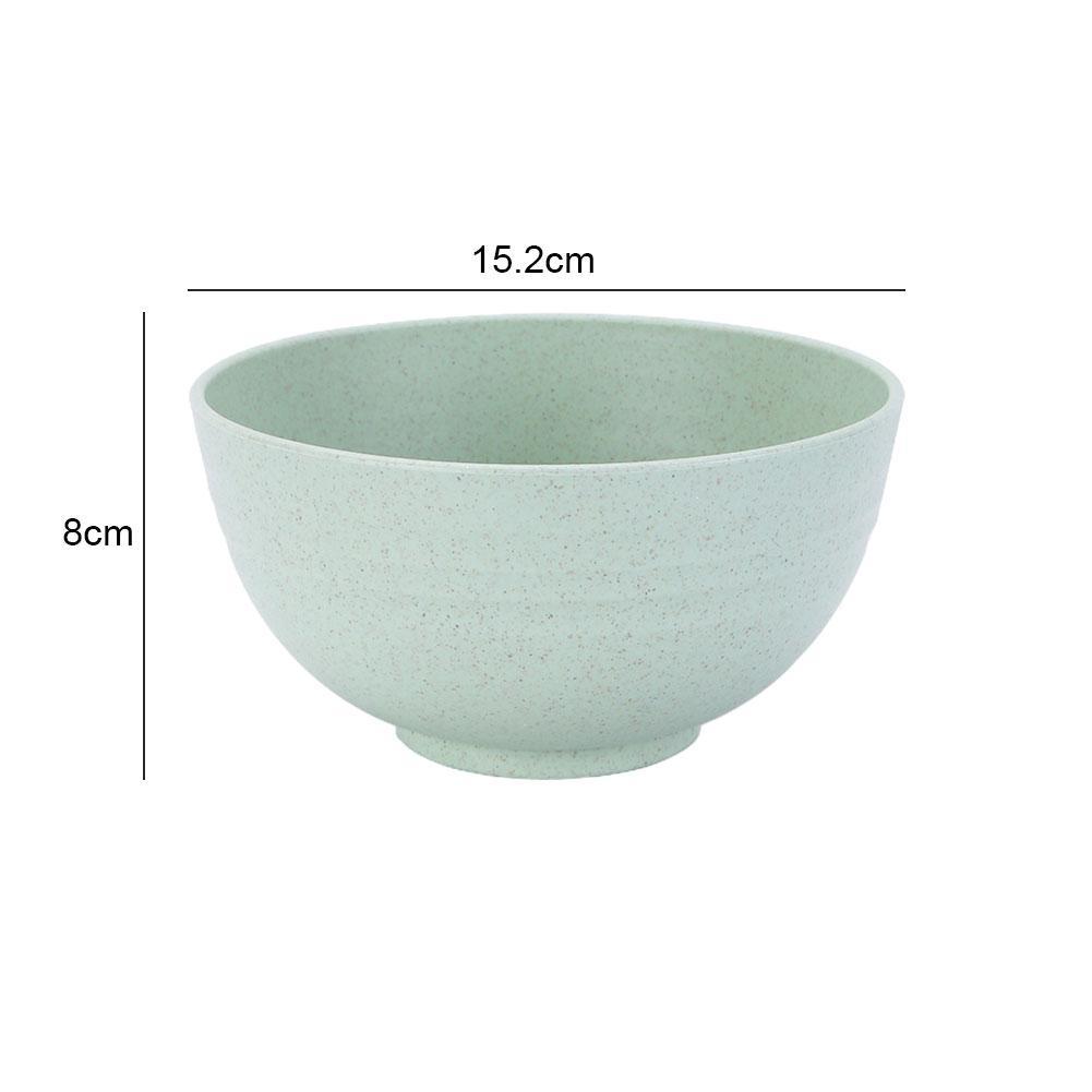 Cuenco grande de paja de trigo para niños, fibra de cereales irrompible, Degradable, antiquemaduras, respetuoso con el medio ambiente, I9F1, 1 unidad