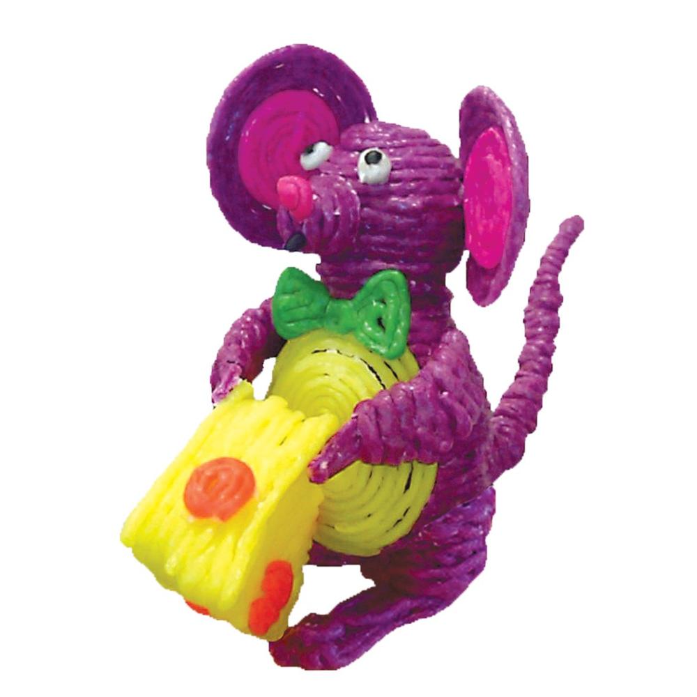 Products 100 Piece Pack of Monkey String- Wiki / Wikki Bendable, Sticky Wax Yarn Stix / Sticks in Bulk /Ten-color mix