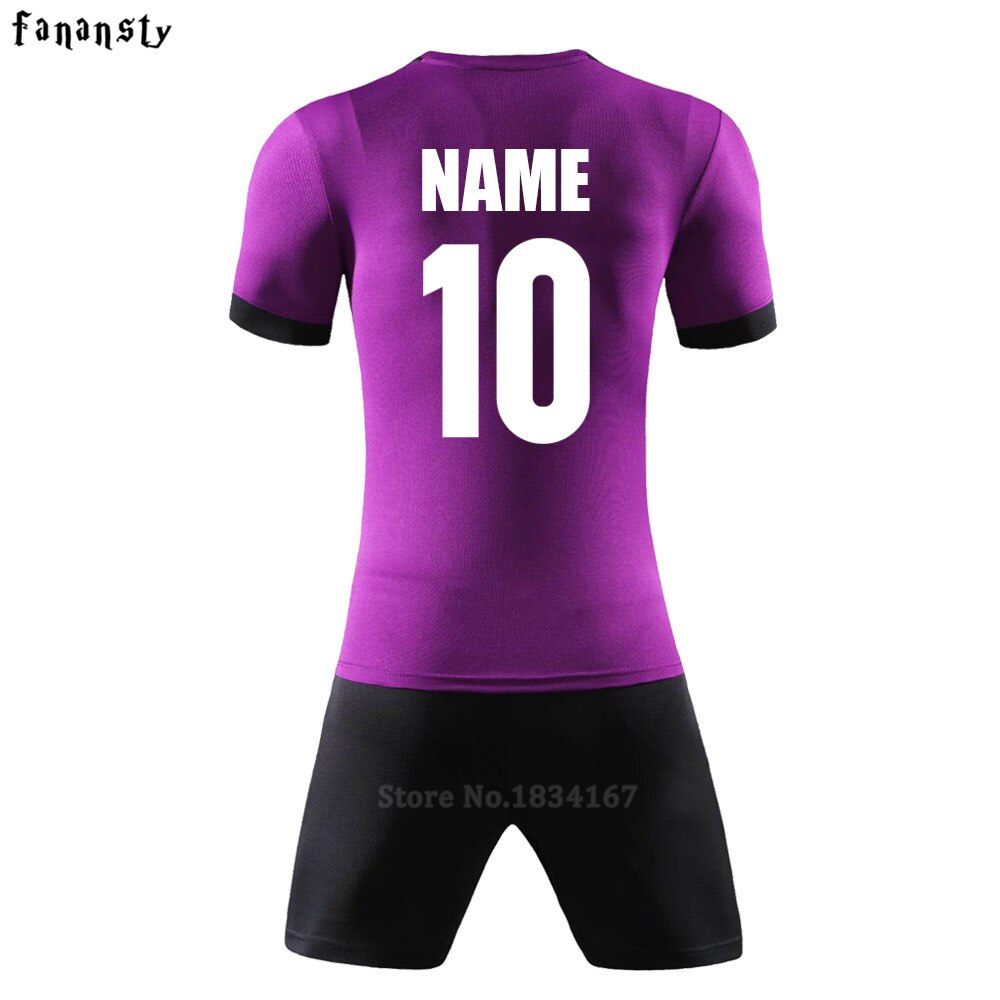 DIY Erwachsene Fußball Uniform Outfit Ausbildung Trikots Costom Fußball Trainingsanzug Trikots Fußball Kit survêtement fußball