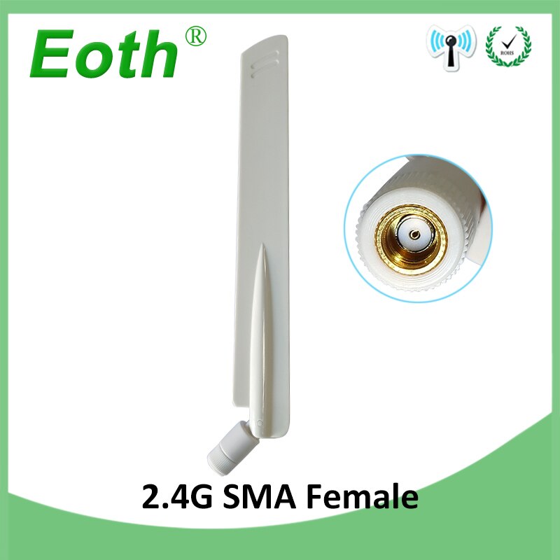 2.4Ghz Antenne Real 8dbi RP-SMA Connector Wifi Antenne 2.4G Antena Waterdichte Wi-fi Antenne Voor Wi-Fi Router Sma antennes